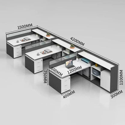 オフィスデスク 役員デスク 事務机  デスク 机  勉強机 学習デスク　トップパネル付き　配線孔付き　ロック付き      BGZ-404