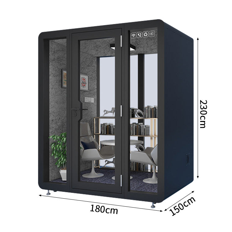 遮音　吸音　さまざま　遮音素材　換気システム　モダン　シンプル　防音室　遮音カプセル　防音ブース　カスタマイズ可能　JYC-C002