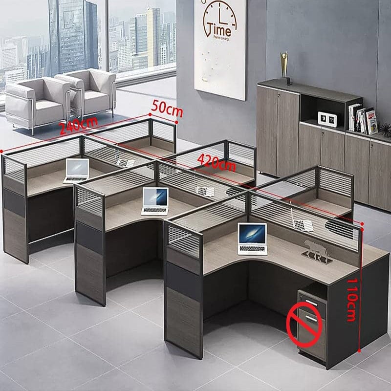 デスク　オフィスデスク　ワークデスク　高級感　トップパネル付き　配線孔付き　ロック付き  BGZ-405