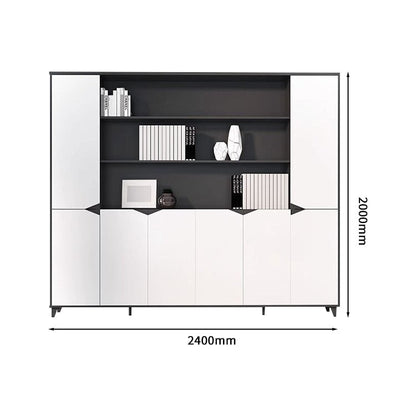 エグゼクティブ　デスク　役員デスク　役員家具　引出し付き　PC収納　シリンダー錠付き　幕板付き　配線ボックス付き　シンプル　グレー　LBZ-086
