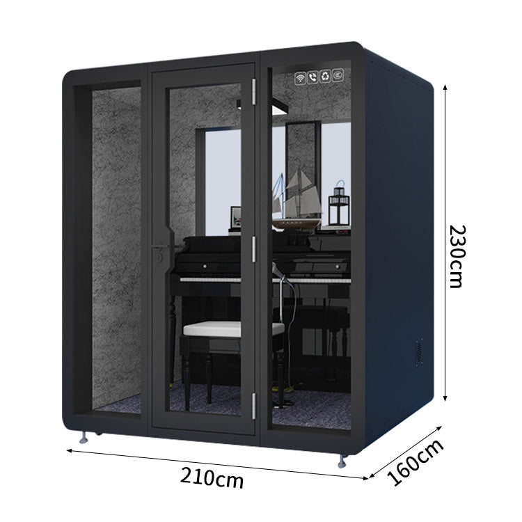 遮音　吸音　さまざま　遮音素材　換気システム　モダン　シンプル　防音室　遮音カプセル　防音ブース　カスタマイズ可能　JYC-C002