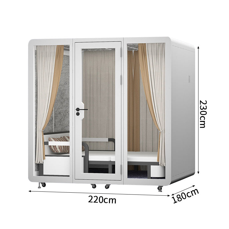 遮音　吸音　さまざま　遮音素材　換気システム　モダン　シンプル　防音室　遮音カプセル　防音ブース　カスタマイズ可能　JYC-C002