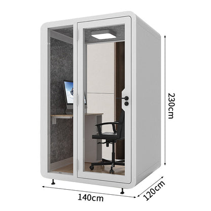 静けさ　複数層構造　遮音強化ガラス　換気　照明　移動式　防音室　遮音カプセル　防音ブース　カスタマイズ可能　JYC-C003