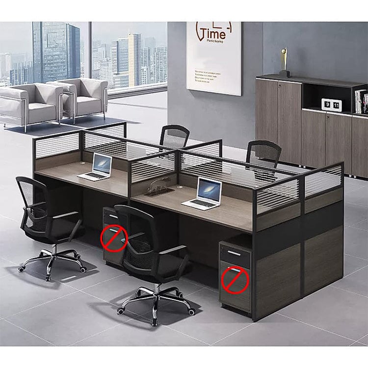 デスク　オフィスデスク　ワークデスク　高級感　トップパネル付き　配線孔付き　ロック付き  BGZ-405