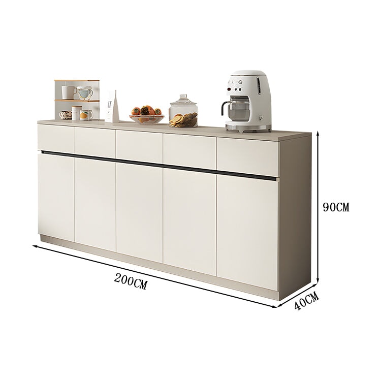 キッチンボード　食器棚　収納　バイカラーデザイン　分類収納　引き出し　スリムデザイン　コンパクト　省スペース　メラミン化粧板　SNG-C038　CHICKAGU