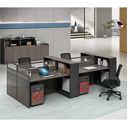 デスク　オフィスデスク　ワークデスク　高級感　トップパネル付き　配線孔付き　ロック付き  BGZ-405