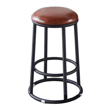 バーチェア　チェア　カウンターチェア　リビング　ダイニングチェア　シンプル  おしゃれ　スタッキング収納　レザー張り　 炭素鋼　脚キャップ　高密度ウレタンフォーム　シンプル   SNY-423