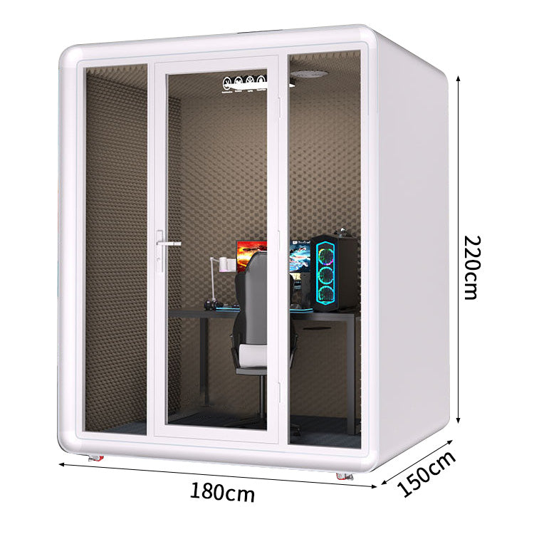 防音室　隔音室　移動式　プロフェッショナル　透明強化ガラスドア　シンプルモダン　照明システム　遮音カプセル　防音ブース　カスタマイズ可能　JYC-C004