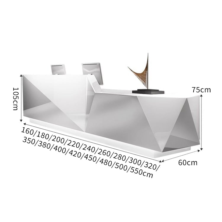 上部天板付き　エコ板材　広い作業スペース　ゆったり　鏡面仕上げ　おしゃれ　レジ台　受付台　受付カウンター　モダン　上質　スタイリッシュ　カスタマイズ可能　JDT-C065