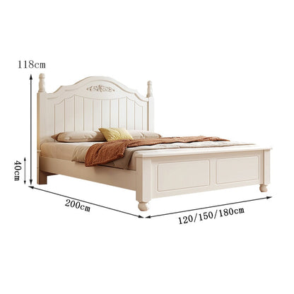 ベッド　サイドテーブル　ベッドサイド　キング　二人用　天然木すのこ　ヘッドボード　高さ調整　引き出し　ベッド下収納　シンプル　ホワイト　カスタマイズ可能　CHICKAGU