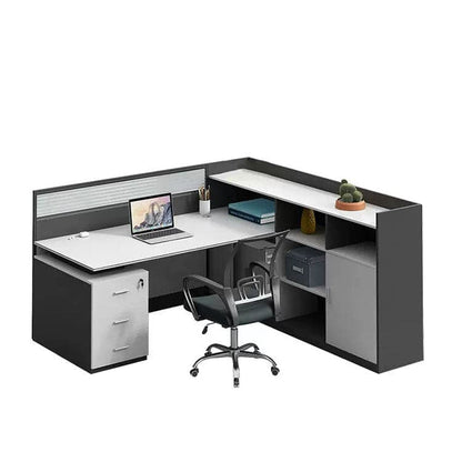 オフィスデスク 役員デスク 事務机  デスク 机  勉強机 学習デスク　トップパネル付き　配線孔付き　ロック付き      BGZ-404