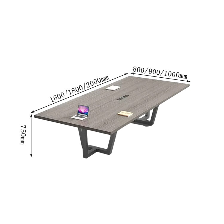 会議テーブル　ミーティングテーブル　商談テーブル　長方形テーブル　長机 高耐荷重　おしゃれ　ウォールナット　カスタマイズ可能　HYZ-C025