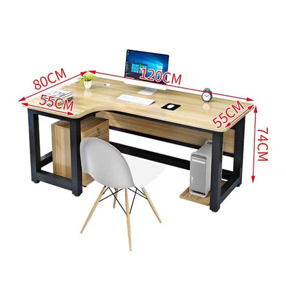 デスク　オフィスデスク　作業机　パソコンデスク　焼付塗装　L字型天板　幕板　滑り止め　シンプル　モダン  BGZ-457