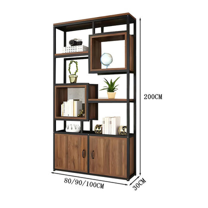 収納棚　オフィスシェルフ　リビングシェルフ　本棚　メラミン化粧板　分類収納　カスタマイズ可能　扉付き収納　SNG-C040