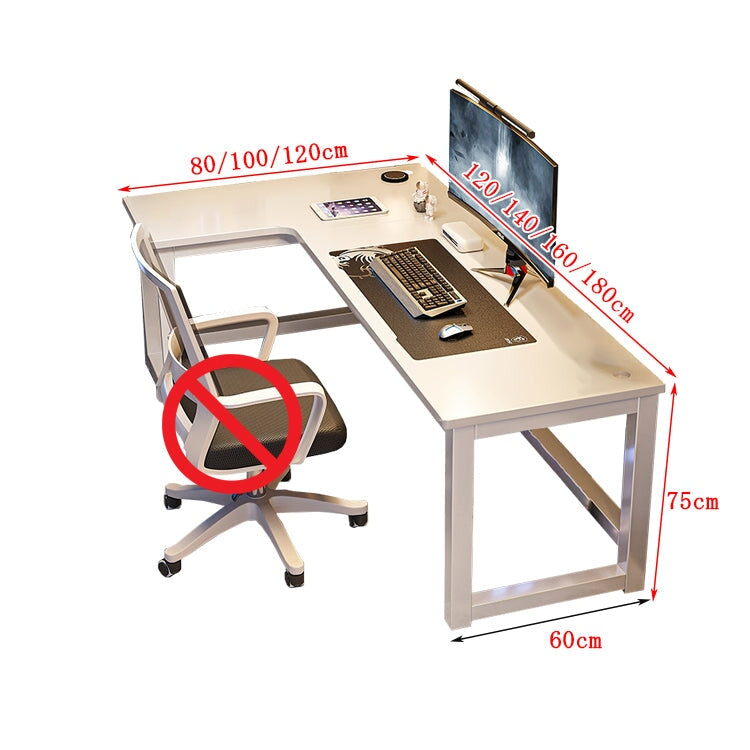 デスク　インドア　Ｌ字型デスク　ゲーミングデスク　幅広い　補強フレーム　安定性　配線穴キャップ　角丸加工　炭素繊維天板　シンプル　簡素　洗練　SNZ-C026 CHICKAGU