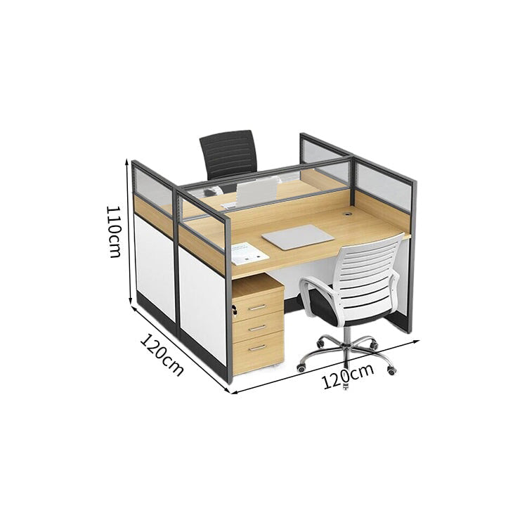 厚い板材　丈夫　チェスト　移動可能　配線穴キャップ　パーティション　デスク　オフィスデスク　事務所用　引き出し　錠付き　シンプル　機能的　ホワイト　ウォールナット　BGZ-006