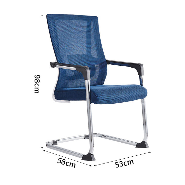 ワークチェア　チェア　人間工学　高反発ウレタンフォーム　アーチ型脚部　広いヘッドレスト　ナイロン構造　金属脚　落ち着いた　メッシュ素材　BGY-S093