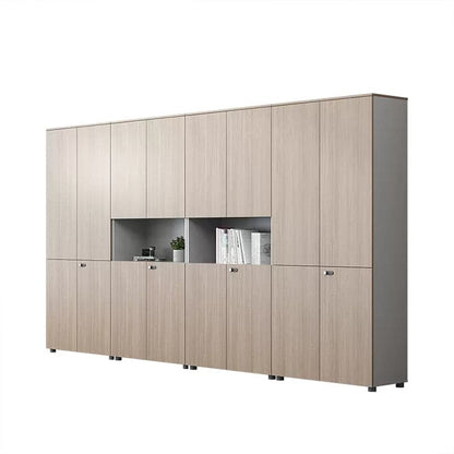 サイドキャビネット　サイドボード　書庫　収納棚　本棚　ファイリングキャビネット　棚　書類棚　オフィス収納　様々な空間に合わせやすい　オープン収納スペース　扉付き収納　アジャスター   CWG-407