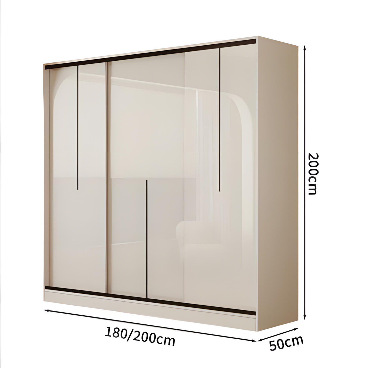 衣類収納ユニット　クローゼットキャビネット　衣類整理スペース　クローゼット　壁面収納　ワードローブ　洋服収納　エコ素材　分類収納　大容量　サイドキャビネット　引き違い戸　YG-S009