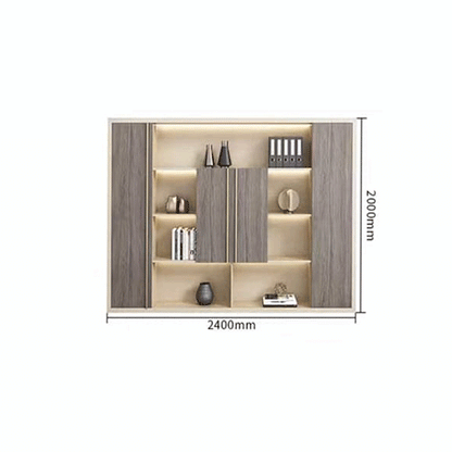 デスク　オフィスデスク　社長机　エグゼクティブデスク　事務机　作業机　ワイヤリングBOX　通気孔　サイドキャビネット  LBZ-430