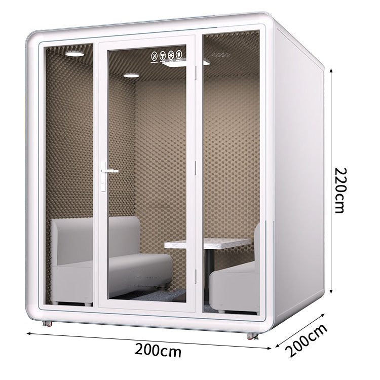 防音室　隔音室　移動式　プロフェッショナル　透明強化ガラスドア　シンプルモダン　照明システム　遮音カプセル　防音ブース　カスタマイズ可能　JYC-C004