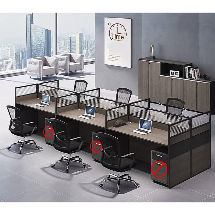 デスク　オフィスデスク　ワークデスク　高級感　トップパネル付き　配線孔付き　ロック付き  BGZ-405