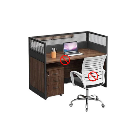 厚い板材　丈夫　チェスト　移動可能　配線穴キャップ　パーティション　デスク　オフィスデスク　事務所用　引き出し　錠付き　シンプル　機能的　ホワイト　ウォールナット　BGZ-006