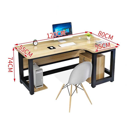 デスク　オフィスデスク　作業机　パソコンデスク　焼付塗装　L字型天板　幕板　滑り止め　シンプル　モダン  BGZ-457