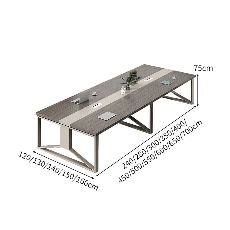 配線ボックス　幅広い　スチール　コンセント増設　エコ板材　テーブル　会議テーブル　ミーティング　シンプル　簡素　穏やか　落ち着き　安定性　HYZ-C024　chickagu