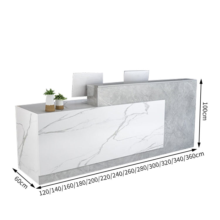 作業台　お洒落　鍵付き　荷物置き　レジカウンター　レジ台　引き出し付き　カウンター　レジ　業務用　飲食店　シンプル　マーブル　カスタマイズ可能　JDT-T034　