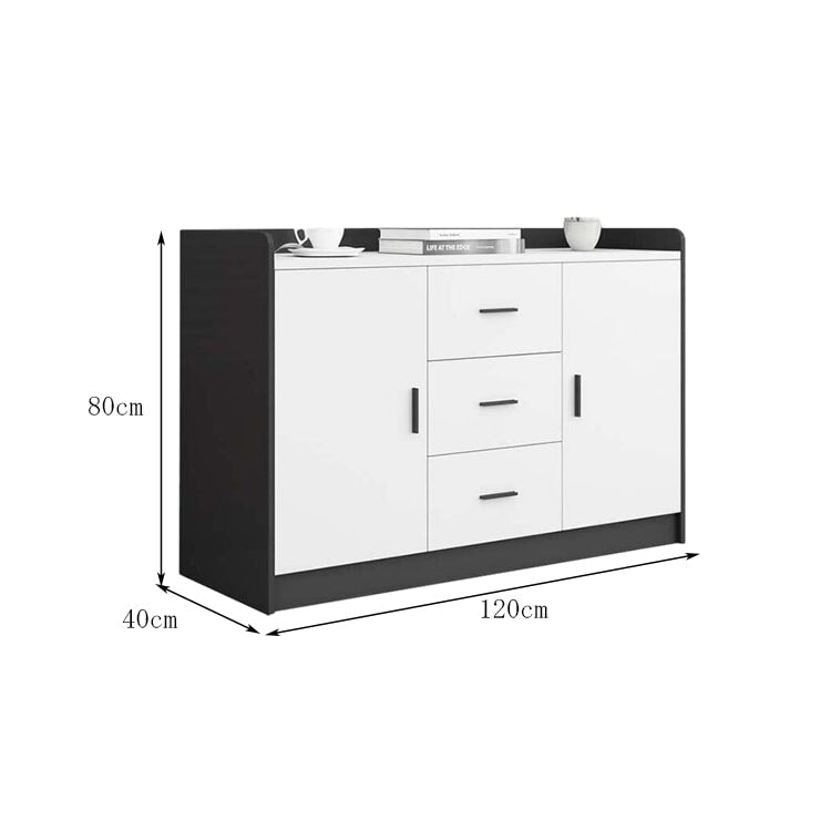 オフィスキャビネット　オフィス収納棚　整理棚　収納ボックス　分類収納　引き出し付き　扉付き　シンプル　ホワイト　カスタマイズ可能　CWG-C079