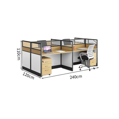 厚い板材　丈夫　チェスト　移動可能　配線穴キャップ　パーティション　デスク　オフィスデスク　事務所用　引き出し　錠付き　シンプル　機能的　ホワイト　ウォールナット　BGZ-006