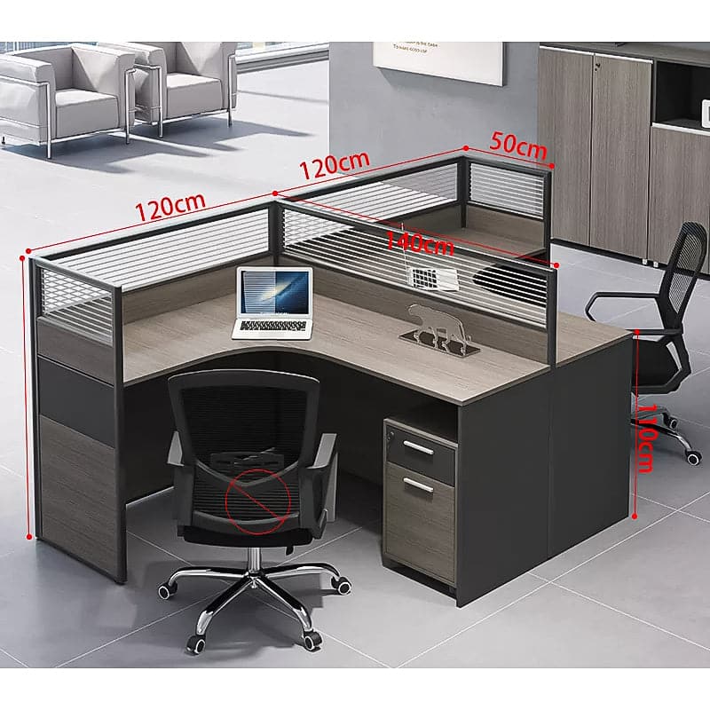 デスク　オフィスデスク　ワークデスク　高級感　トップパネル付き　配線孔付き　ロック付き  BGZ-405