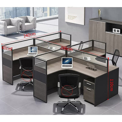 デスク　オフィスデスク　ワークデスク　高級感　トップパネル付き　配線孔付き　ロック付き  BGZ-405