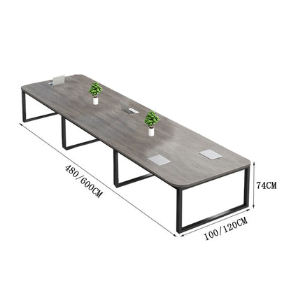 会議テーブル　会議用　ミーティング　テーブル　会議室　エコ板材　厚い天板　ゆとり　配線ボックス　炭素鋼フレーム　ロック　アジャスター　簡素　落ち着き　シンプル chickagu