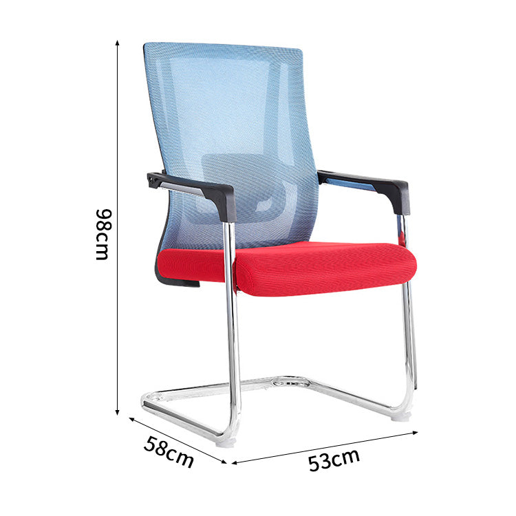 ワークチェア　チェア　人間工学　高反発ウレタンフォーム　アーチ型脚部　広いヘッドレスト　ナイロン構造　金属脚　落ち着いた　メッシュ素材　BGY-S093