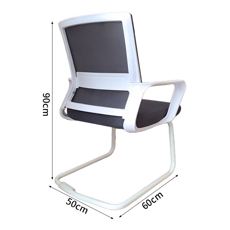 ワークチェア　チェア　軽快　人間工学　通気性　T字型　高反発ウレタンフォーム　アーチ型脚部　落ち着いた　BGY-S094