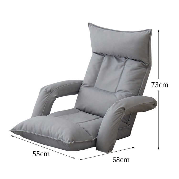 座椅子　ソファ　椅子　イス　人間工学　フィット感　リクライニング　首当て　連動式肘掛け　収納袋　チャック　取り外し可能　柔らか　快適　便利　SNSF-C128  chickagu
