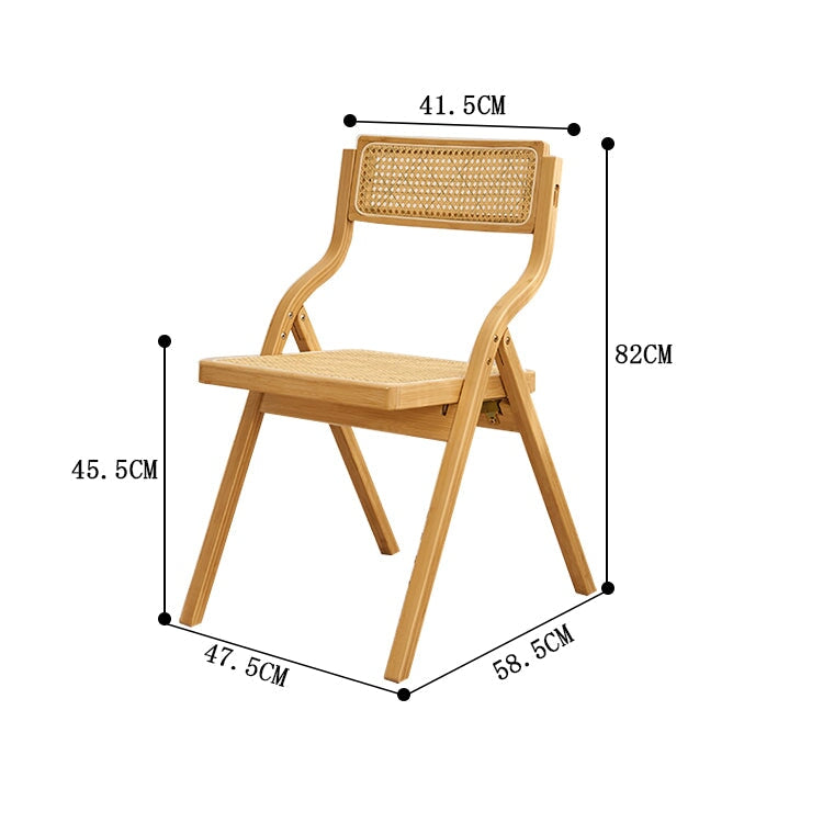 ダイニングテーブル　ダイニング　テーブル　食事用　折りたたみ椅子　モウソウチク　樹脂製ラタン　エコ　角丸加工　十の字型　安定性　簡素　ナチュラル　シンプル　CZ-C010　chickagu