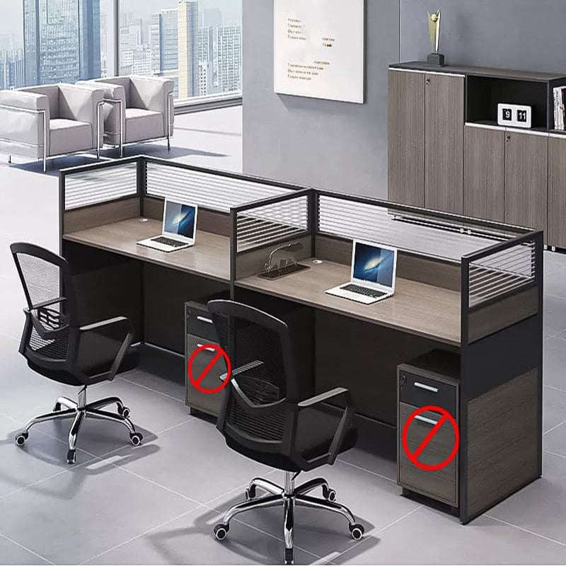 デスク　オフィスデスク　ワークデスク　高級感　トップパネル付き　配線孔付き　ロック付き  BGZ-405