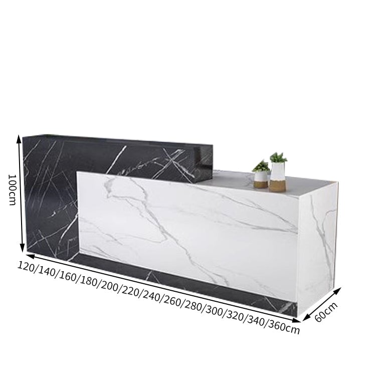 作業台　お洒落　鍵付き　荷物置き　レジカウンター　レジ台　引き出し付き　カウンター　レジ　業務用　飲食店　シンプル　マーブル　カスタマイズ可能　JDT-T034　