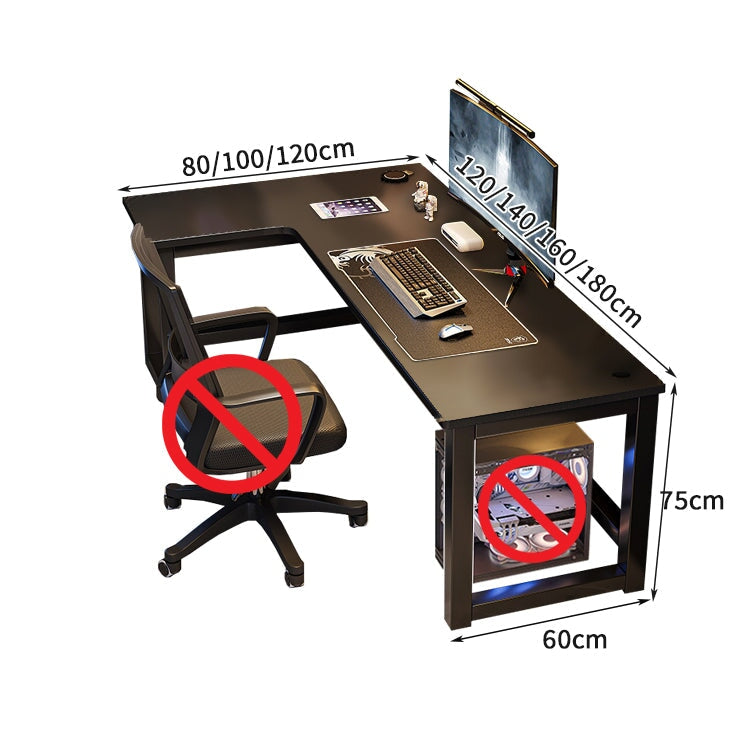 Ｌ字型天板　広い　コーナー設置　スチールフレーム　耐荷重　安定性　三角構造　配線穴キャップ　Ｒ仕上げ　デスク　パソコンデスク　シンプル　洗練　モダン　ホワイト　ブラック　SNZ-C026　chickagu
