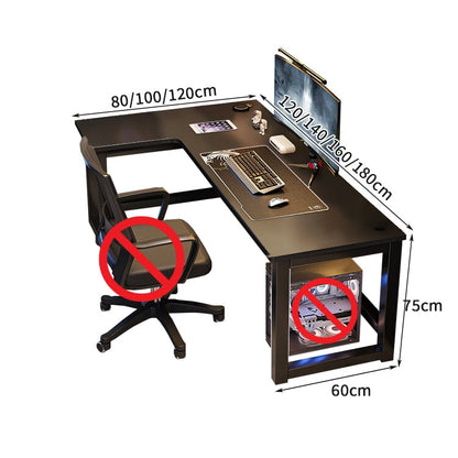 Ｌ字型天板　広い　コーナー設置　スチールフレーム　耐荷重　安定性　三角構造　配線穴キャップ　Ｒ仕上げ　デスク　パソコンデスク　シンプル　洗練　モダン　ホワイト　ブラック　SNZ-C026　chickagu