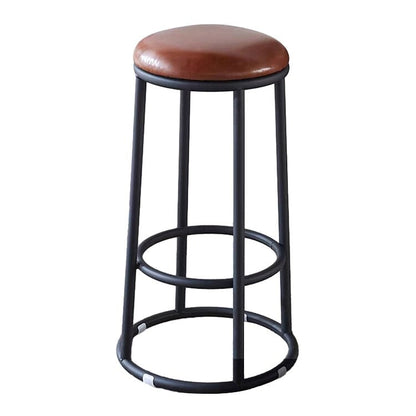 バーチェア　チェア　カウンターチェア　リビング　ダイニングチェア　シンプル  おしゃれ　スタッキング収納　レザー張り　 炭素鋼　脚キャップ　高密度ウレタンフォーム　シンプル   SNY-423