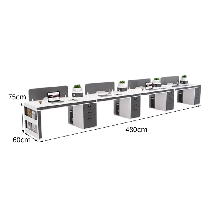 トップパネル　厚い天板　配線孔キャップ　キャビネット　大容量　ＰＣ収納　デスク　オフィスデスク　ワークデスク　シンプル　洗練　機能的　ホワイト　カスタマイズ可能　BGZ-C026