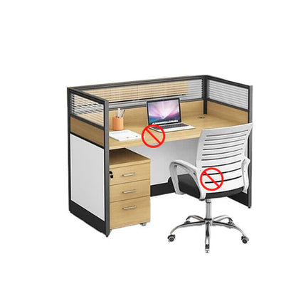 厚い板材　丈夫　チェスト　移動可能　配線穴キャップ　パーティション　デスク　オフィスデスク　事務所用　引き出し　錠付き　シンプル　機能的　ホワイト　ウォールナット　BGZ-006