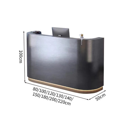 受付カウンター　受付　受付台　カウンター　レジ台　引き出し　オープン収納　扉付き収納　大容量　安全無臭　耐久性　配線穴キャップ　実用　モダン　洗練　カスタマイズ可能　JDT-K099