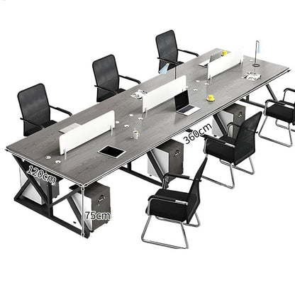 デスク　ワークデスク　オフィスデスク　作業　事務所　広い天板　エコ板材　丈夫　スチールフレーム　Ｋ字型　トップパネル　配線穴キャップ　シンプル　洗練　BGZ-071