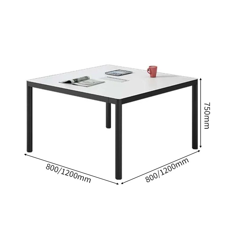 広い天板　配線ボックス　中間脚　安定性　会議テーブル　テーブル　ミーティング　シンプル　洗練　簡素　HYZ-C019　chickagu