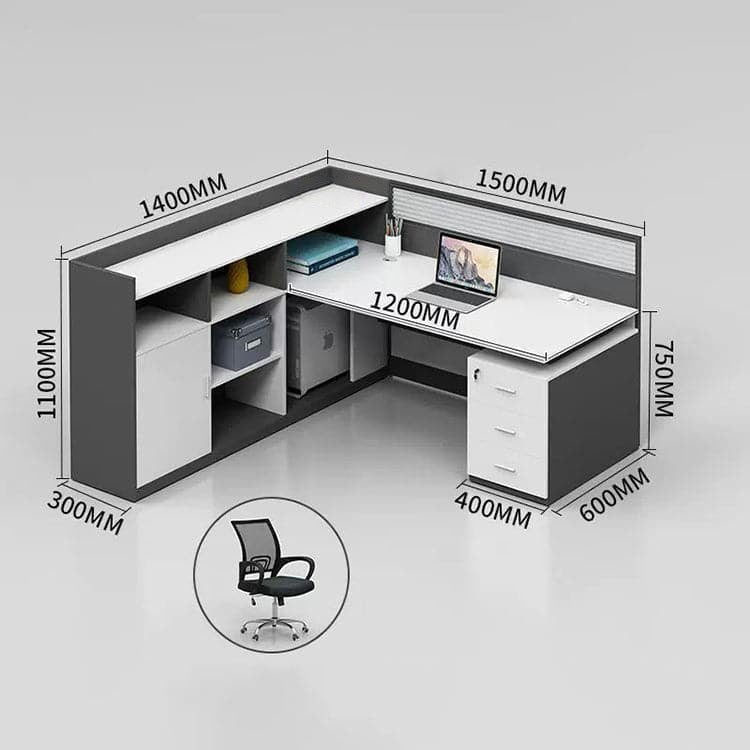 オフィスデスク 役員デスク 事務机  デスク 机  勉強机 学習デスク　トップパネル付き　配線孔付き　ロック付き      BGZ-404